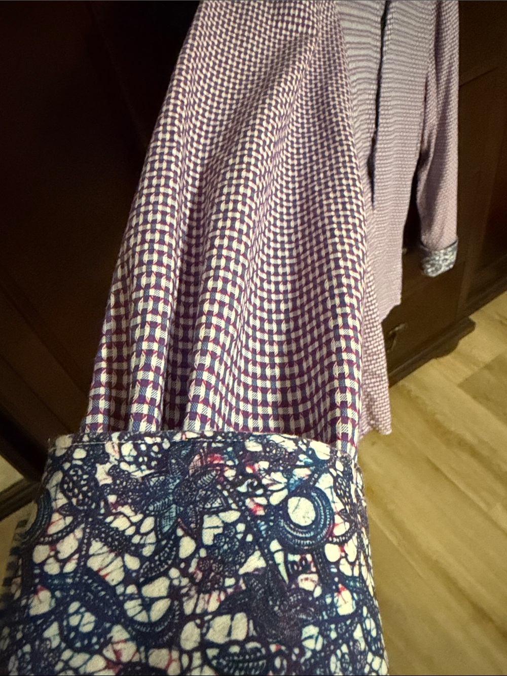 Robert Graham Men’s Purple Micro-Check Button-Down Shirt - Picture 4 of 4